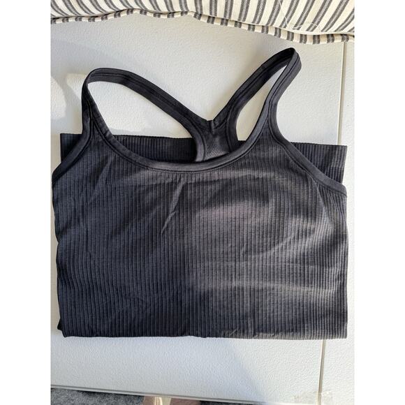 Lululemon Ebb To Street Ribbed Racerback Tank Top II Black 8 2024 - Picture 2 of 4